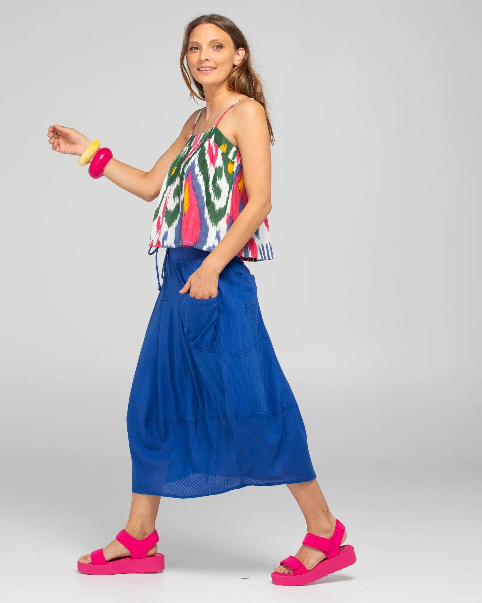 Guru Skirt Blu Skirts Boom Shankar