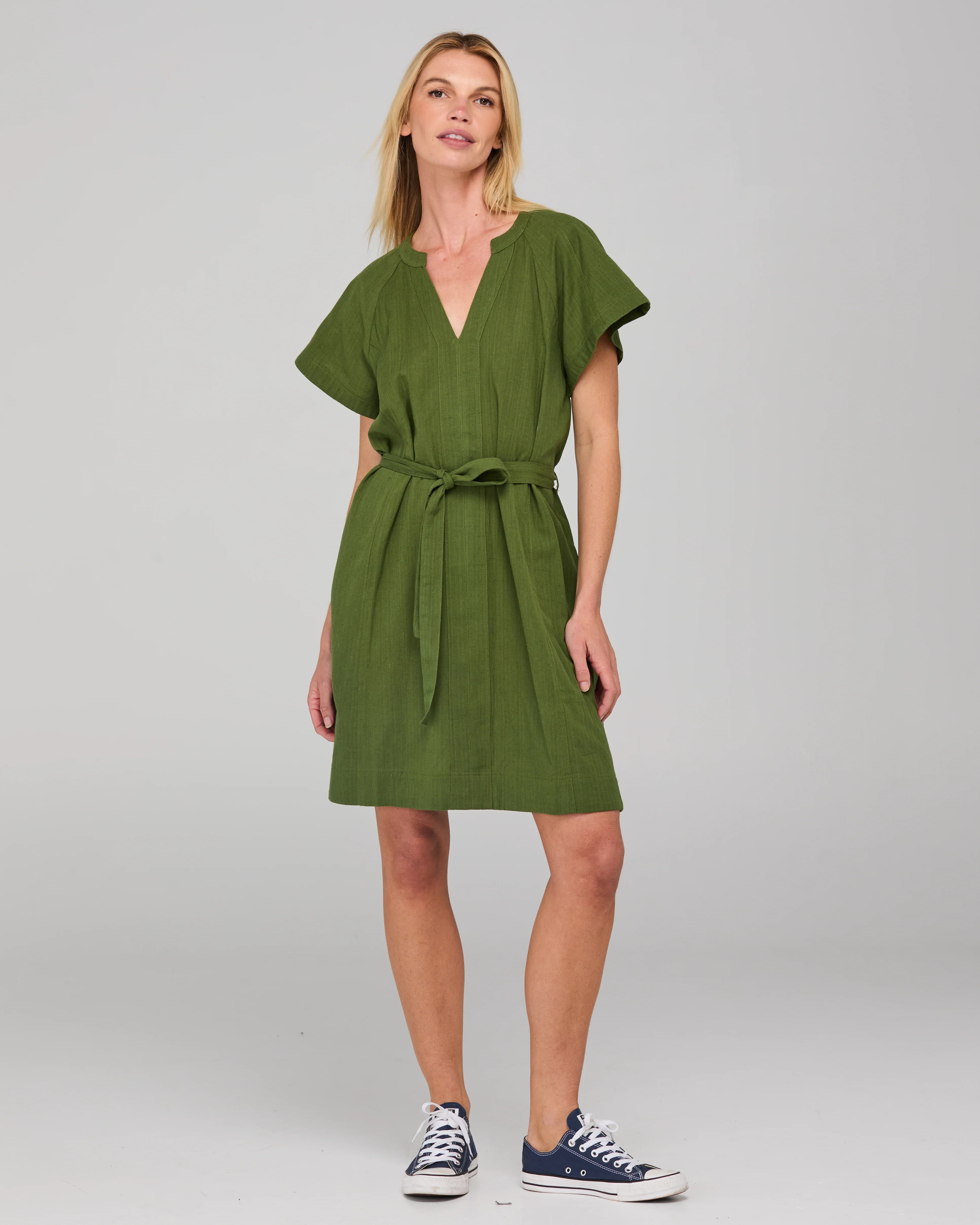 Livy Dress Khaki Dresses Boom Shankar