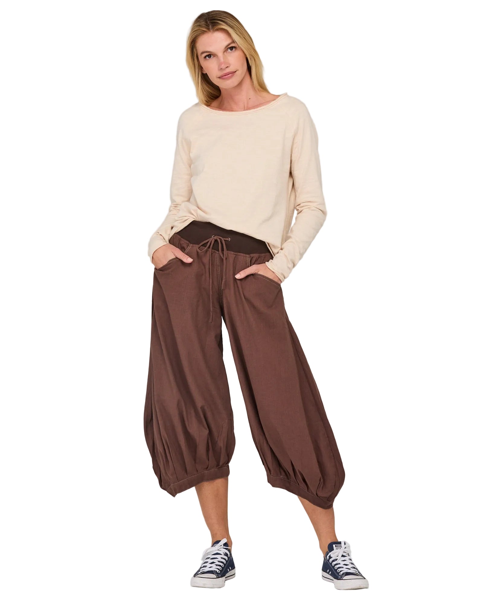 Guru Pant Dark Taupe Bottoms Boom Shankar 6