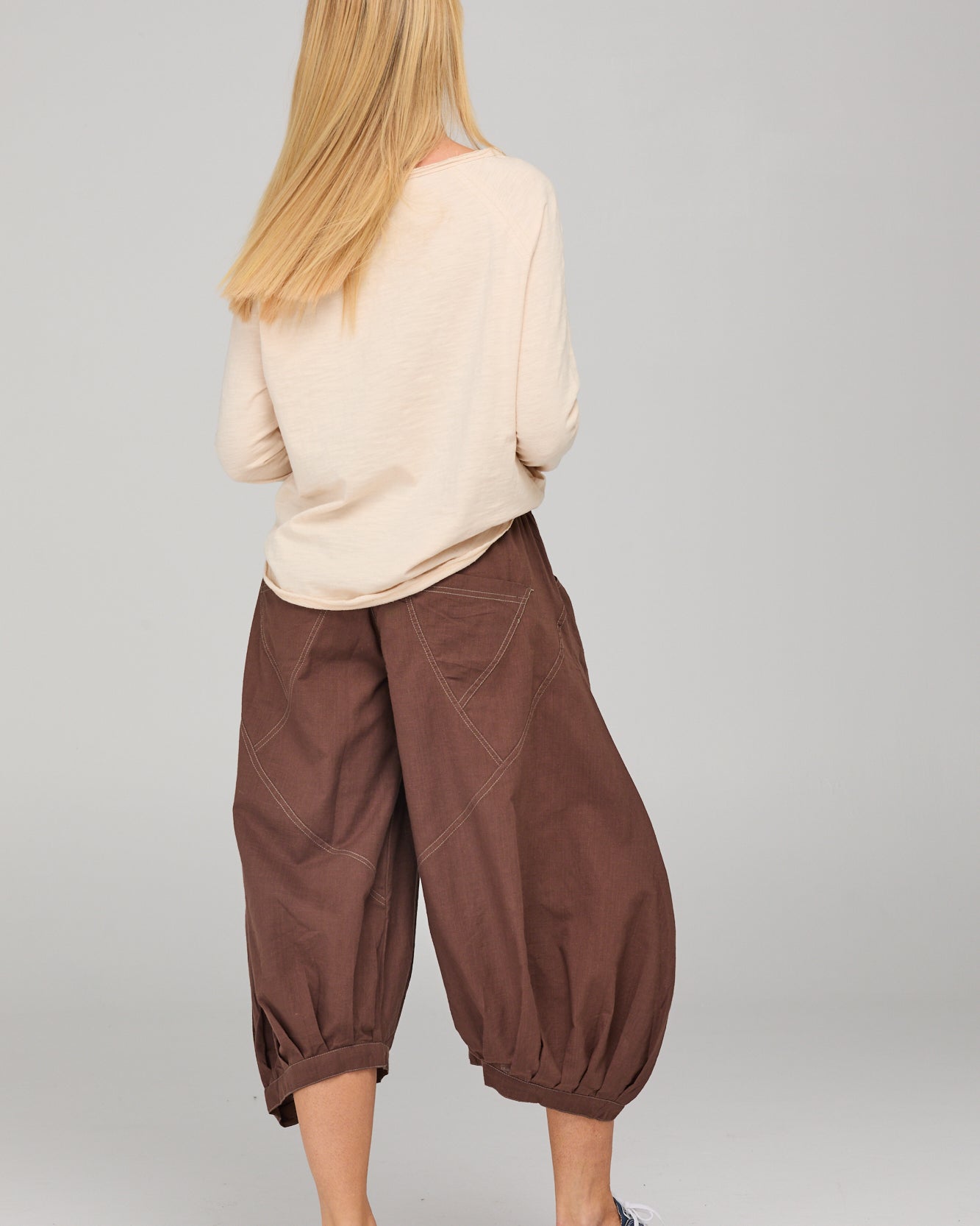Guru Pant Dark Taupe Bottoms Boom Shankar