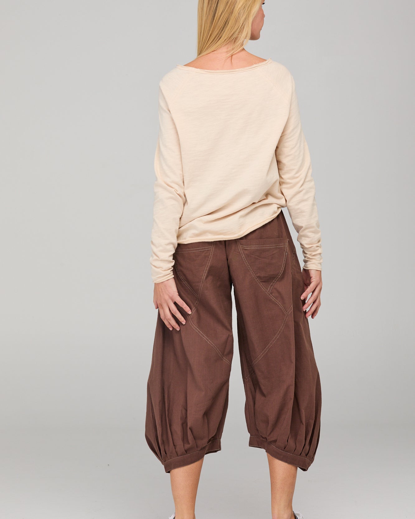 Guru Pant Dark Taupe Bottoms Boom Shankar