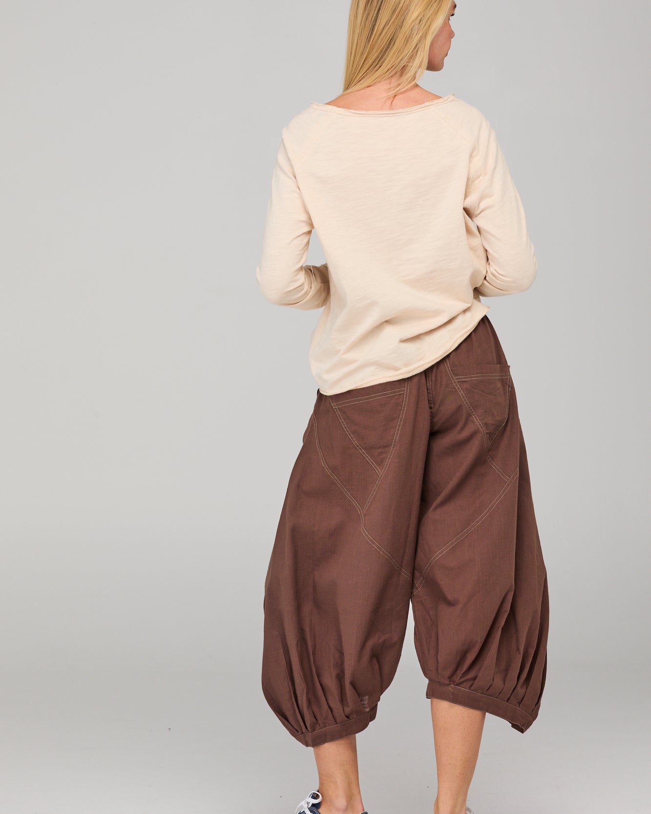 Guru Pant Dark Taupe Bottoms Boom Shankar