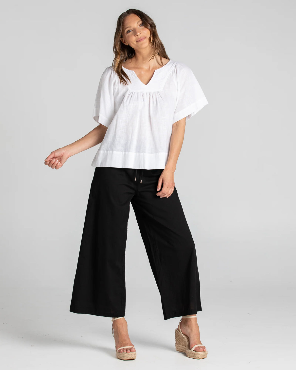 Freya Top Basic White Tops Boom Shankar