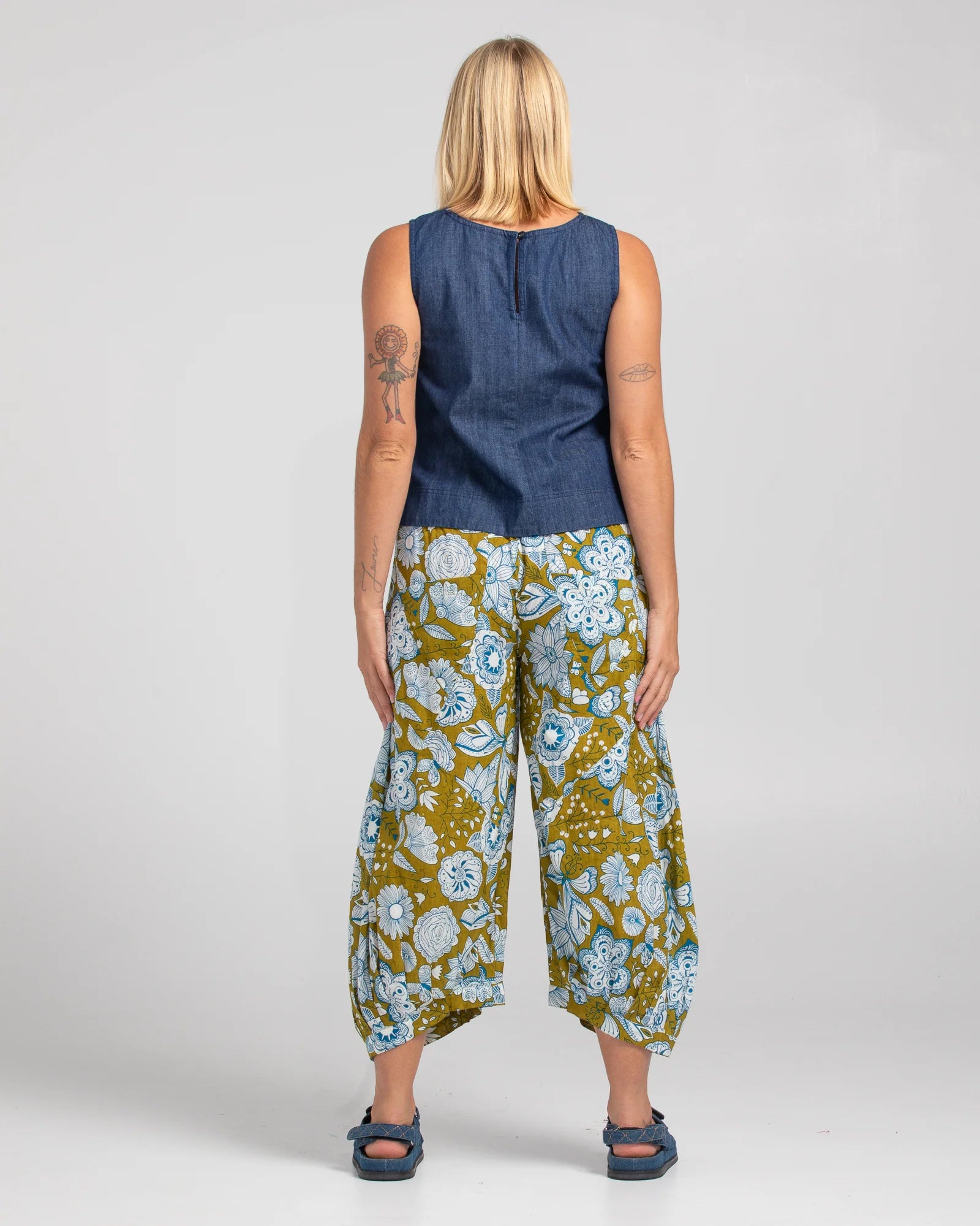 Hara Top Dark Denim Tops Boom Shankar