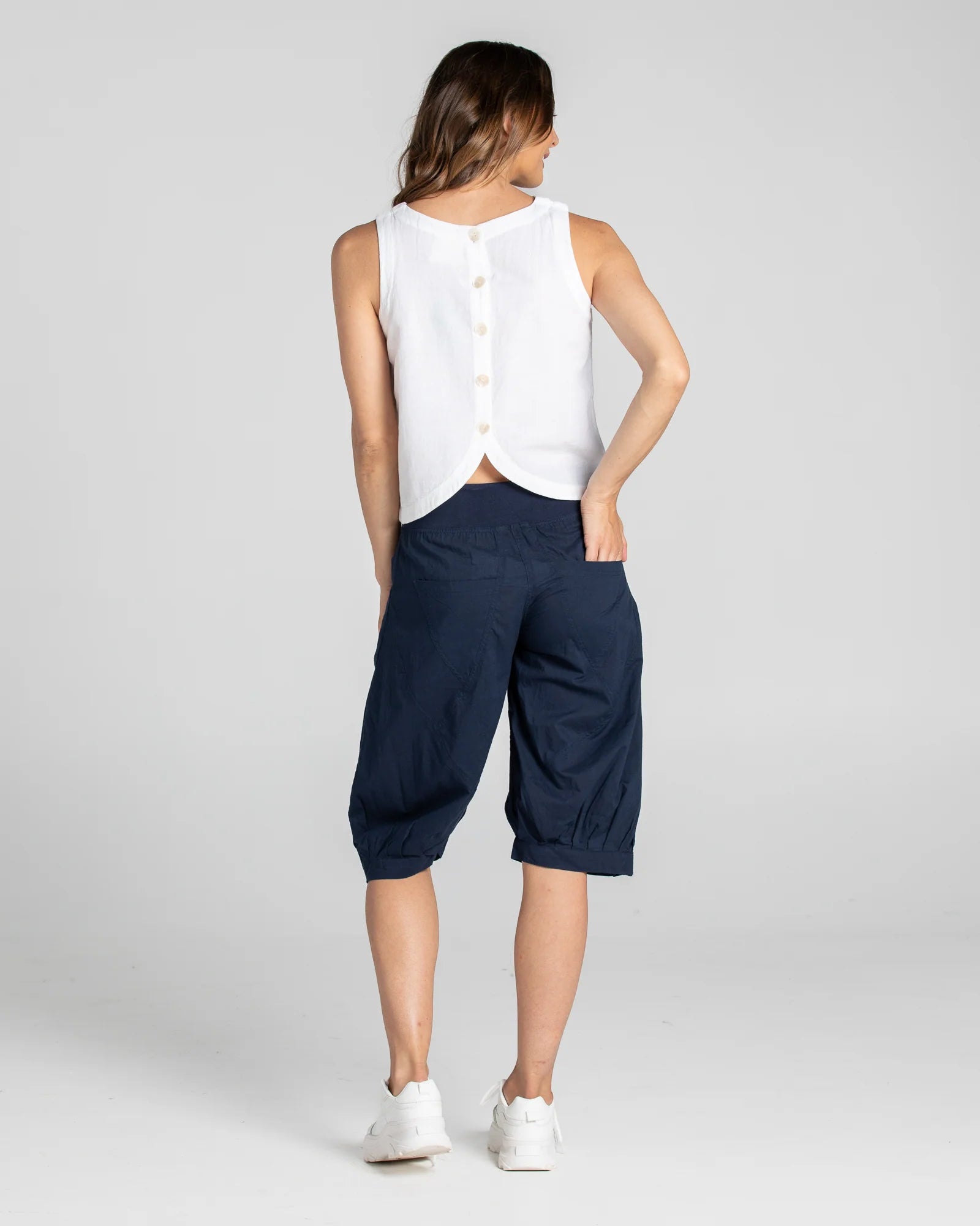 Jada Short Basic Navy Bottoms Boom Shankar
