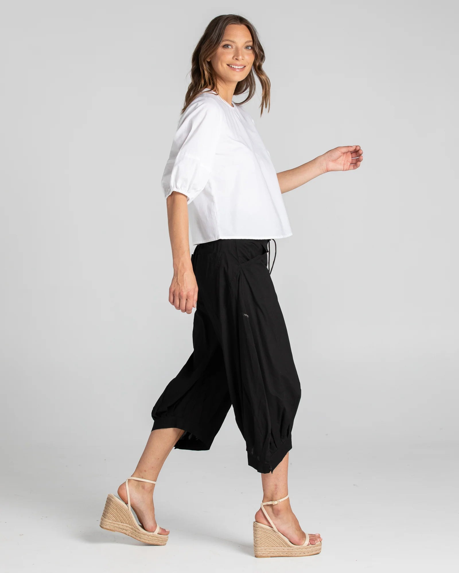 Ava Top Basic White Tops Boom Shankar