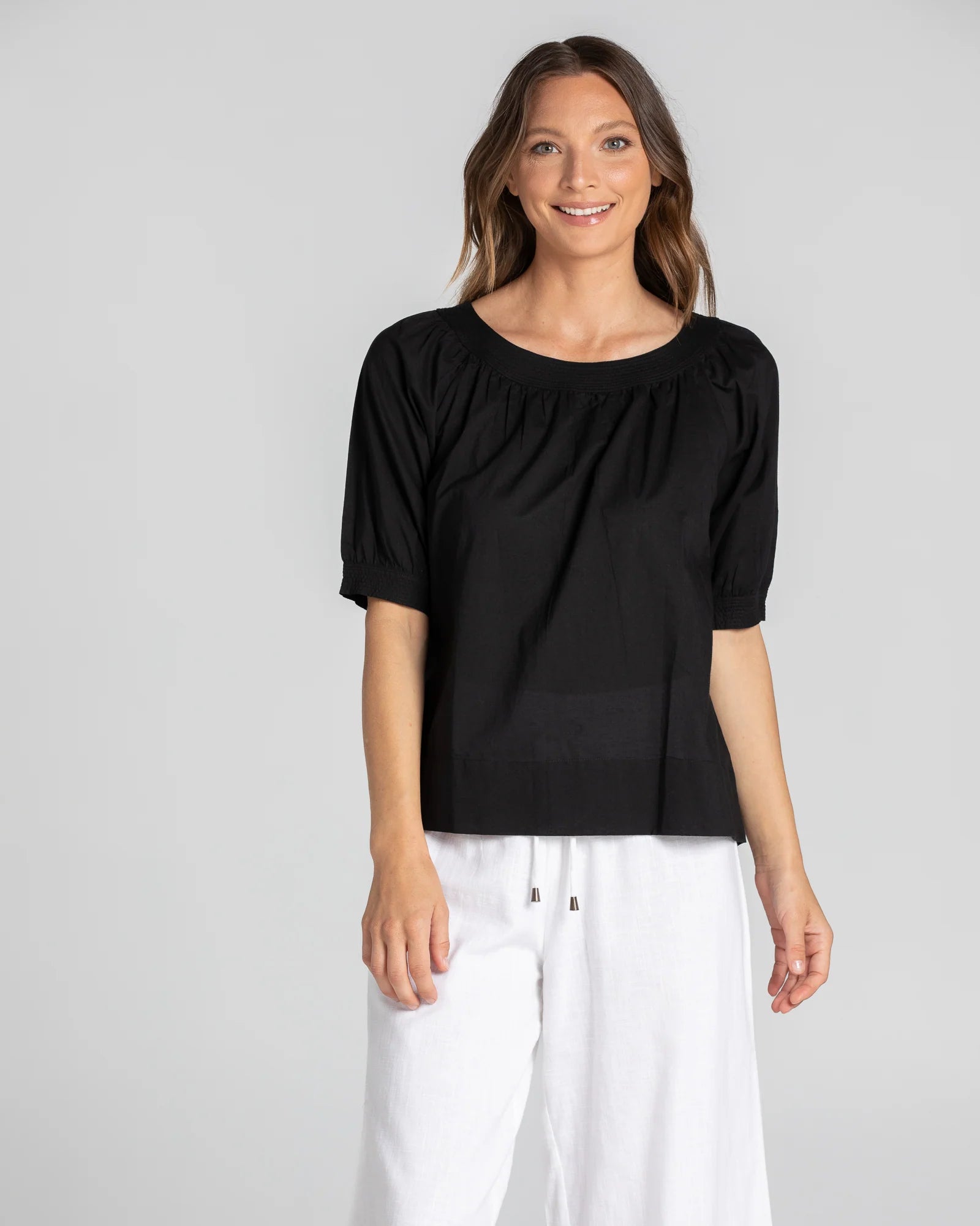 Bliss Top Basic Black Tops Boom Shankar