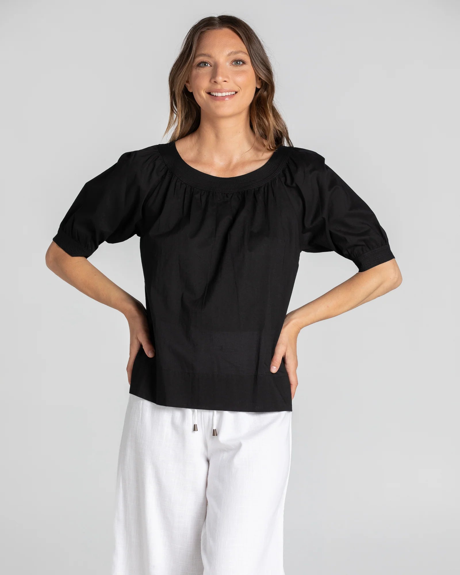 Bliss Top Basic Black Tops Boom Shankar