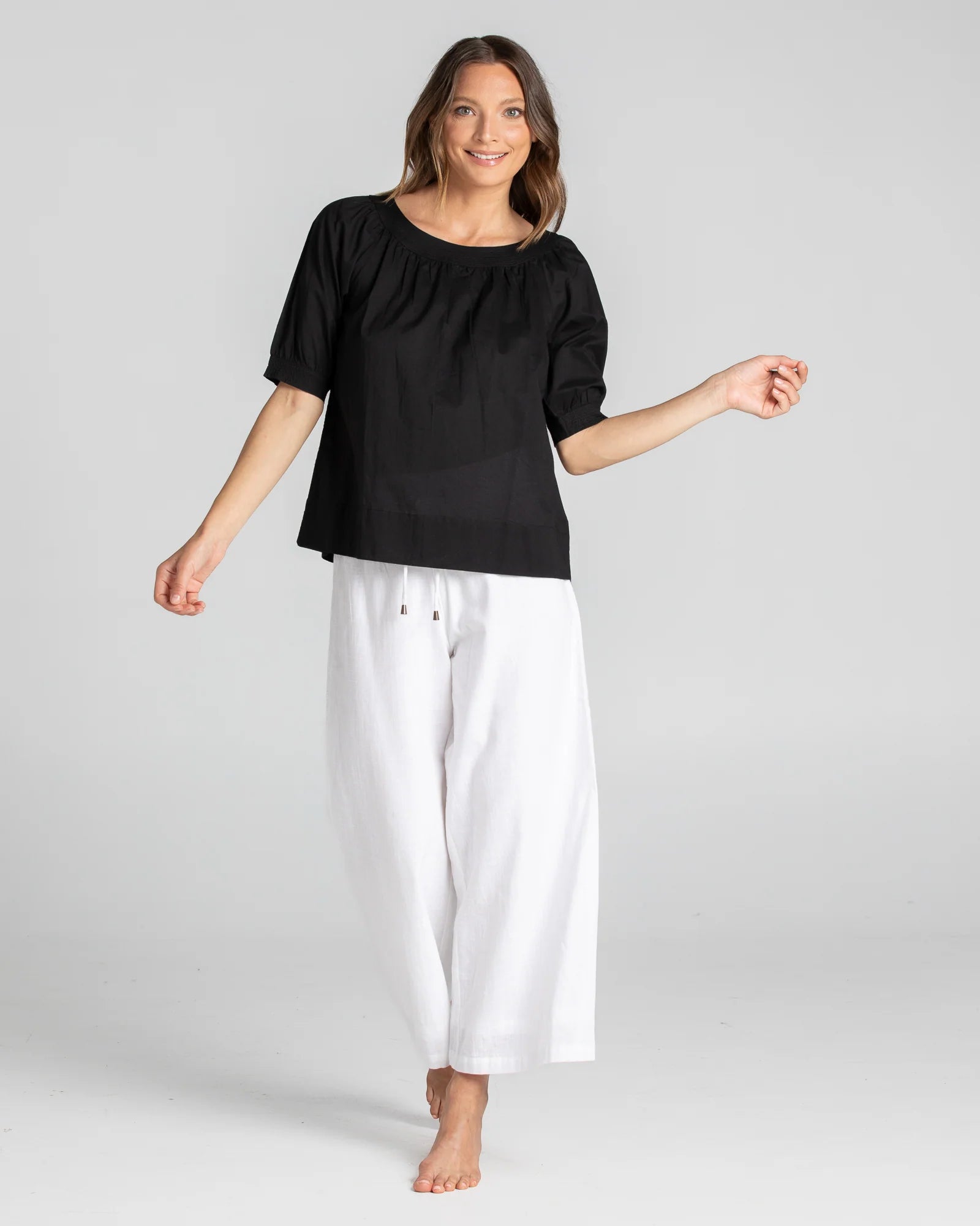 Bliss Top Basic Black Tops Boom Shankar