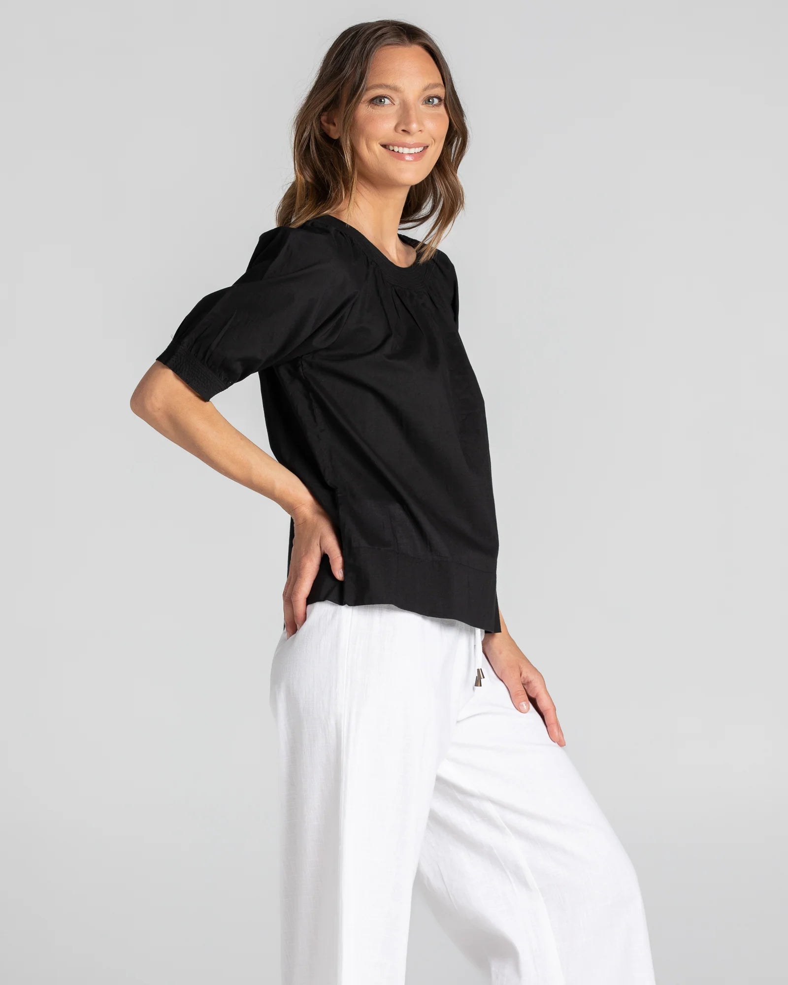 Bliss Top Basic Black Tops Boom Shankar
