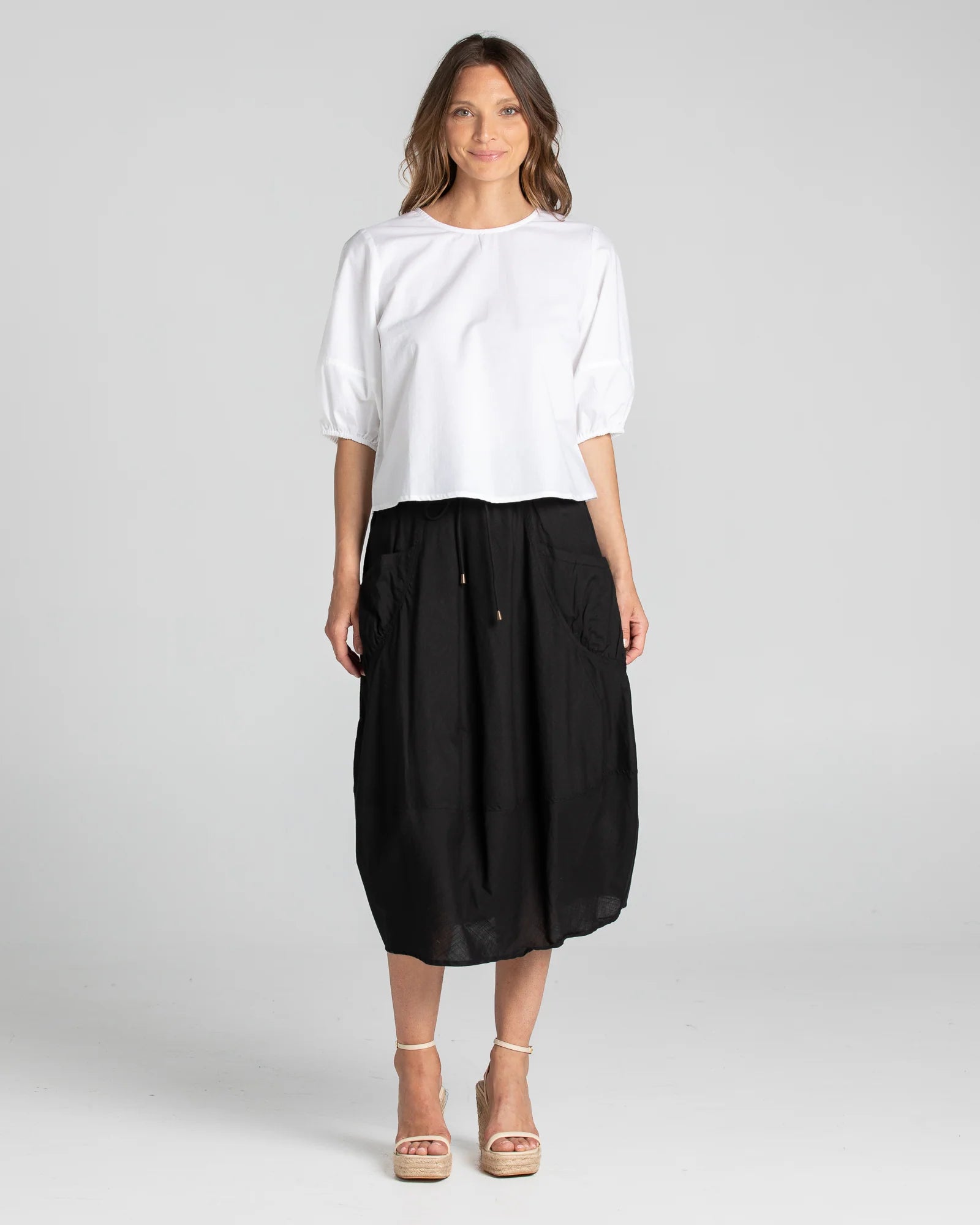 Guru Skirt Basic Black Skirts Boom Shankar