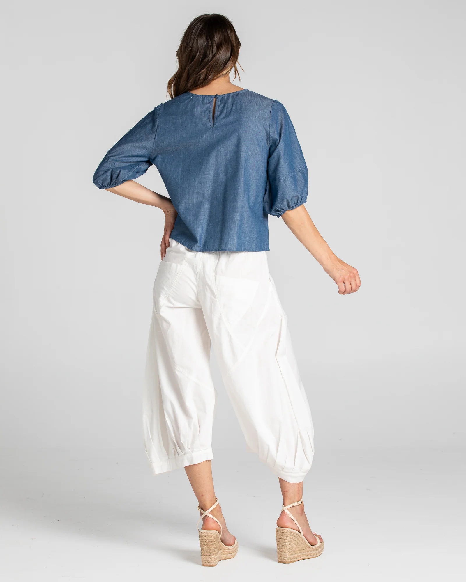 Guru Pant White Bottoms Boom Shankar