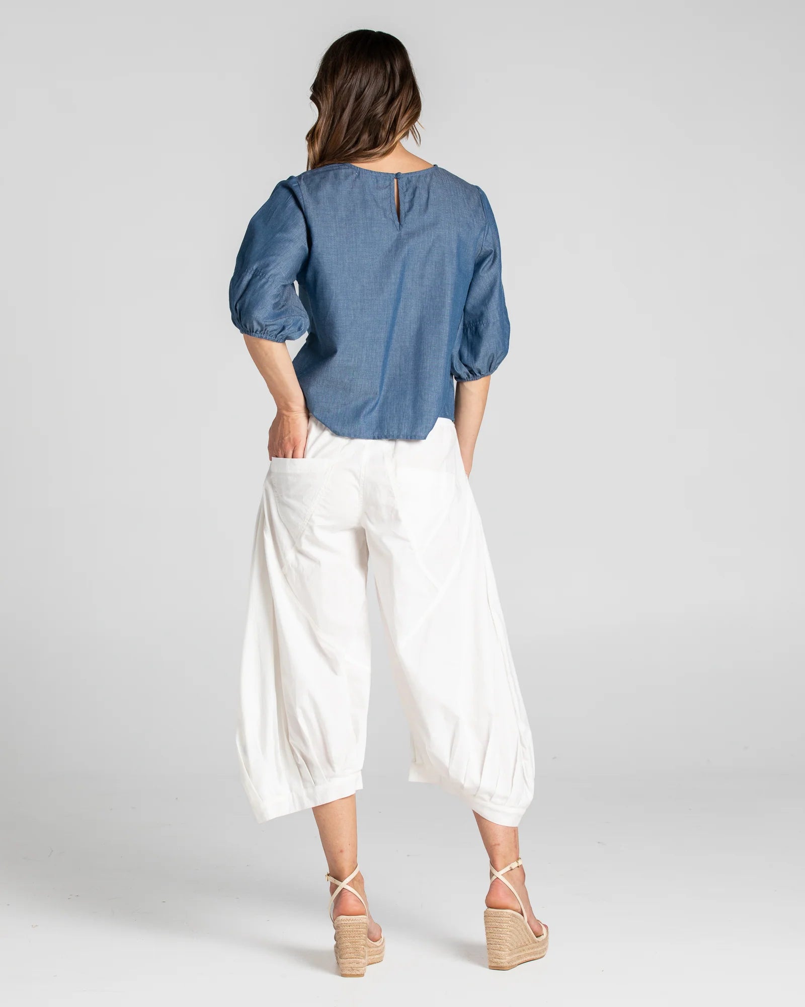 Guru Pant White Bottoms Boom Shankar