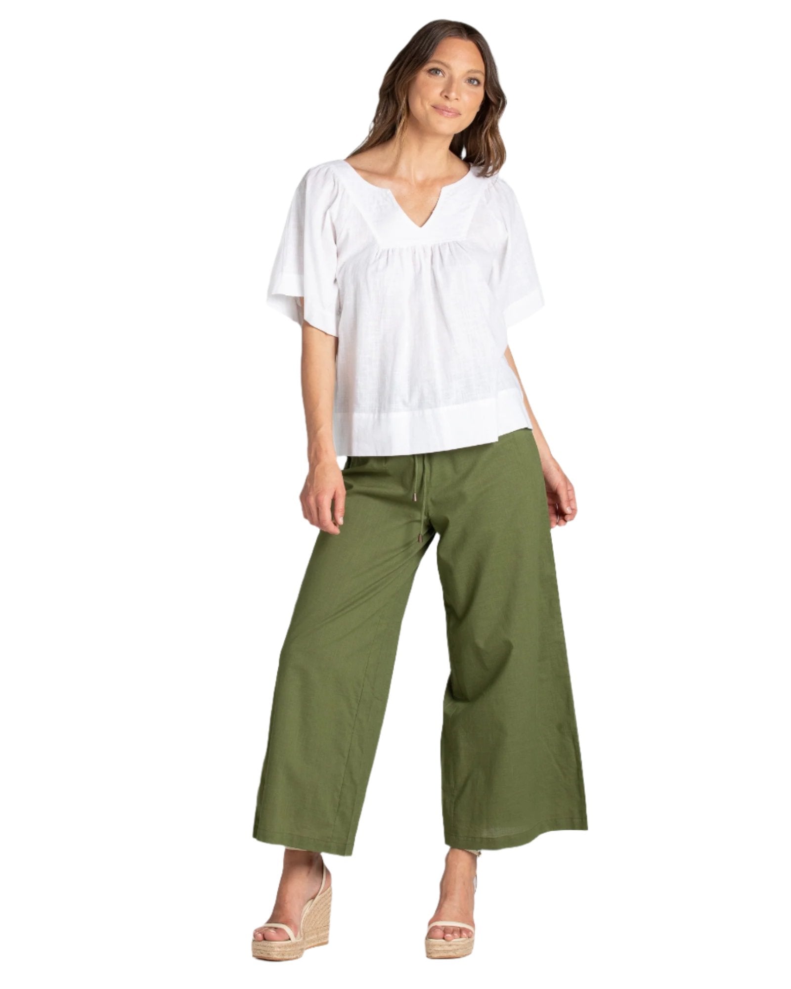 Ria Pant Basic Khaki Bottoms Boom Shankar 6