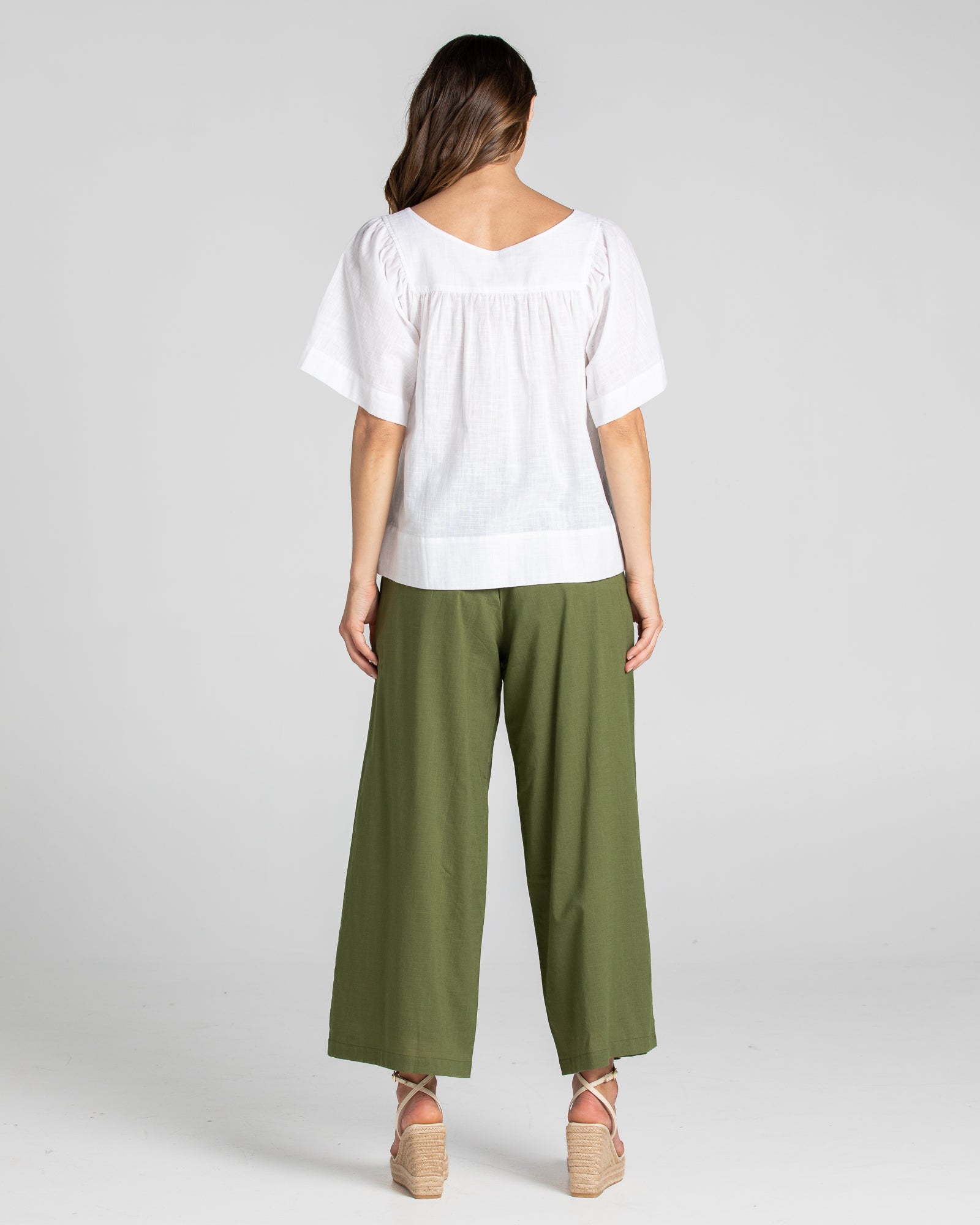 Ria Pant Basic Khaki Bottoms Boom Shankar