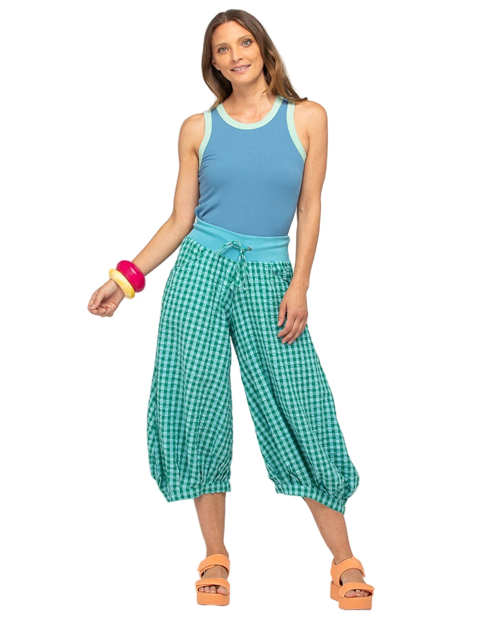 Guru Pant Green Bottoms Boom Shankar XS(6-8)