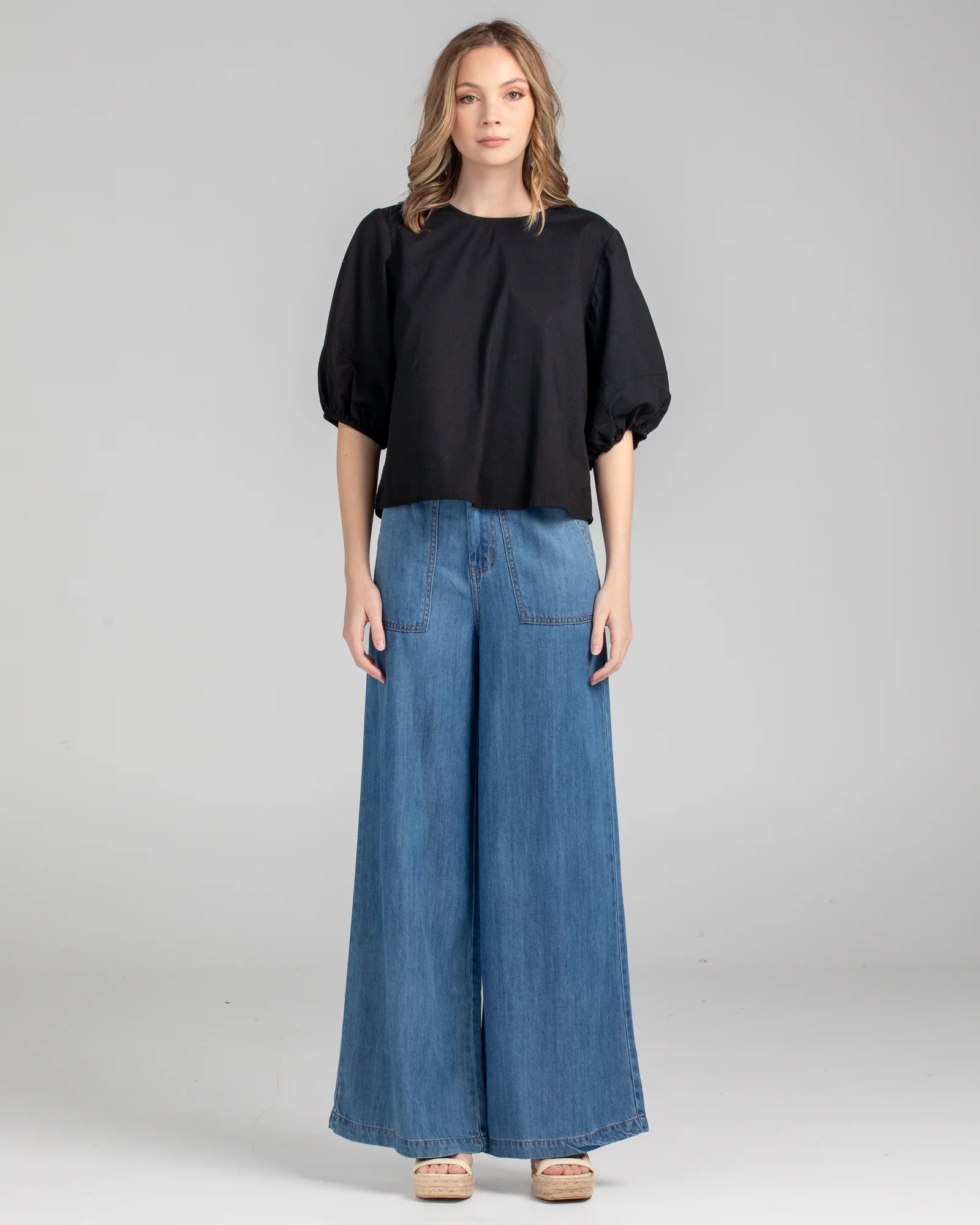 Ava Top Basic Black Tops Boom Shankar