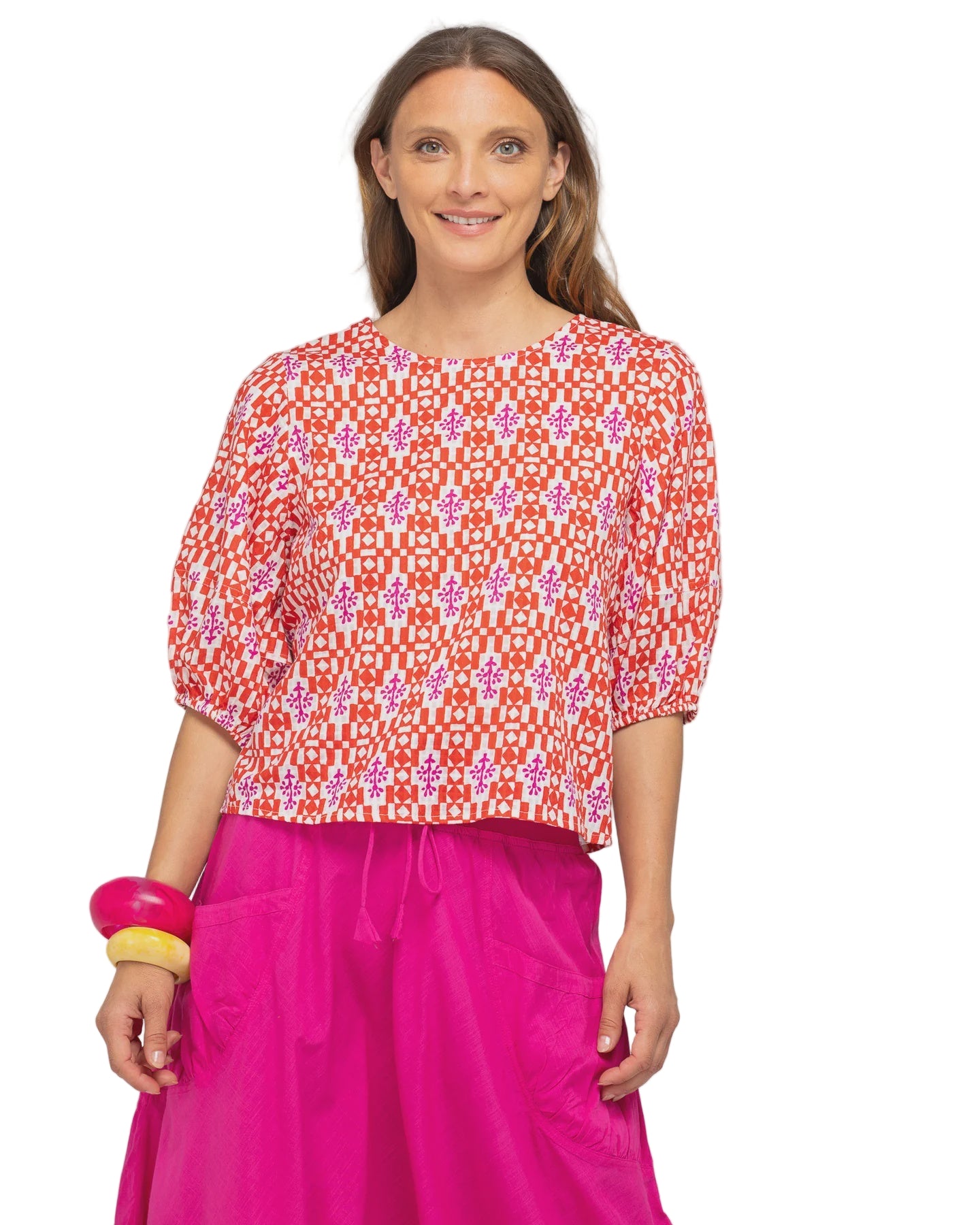 Ava Top Naples Pomodoro Tops Boom Shankar XS(6-8)