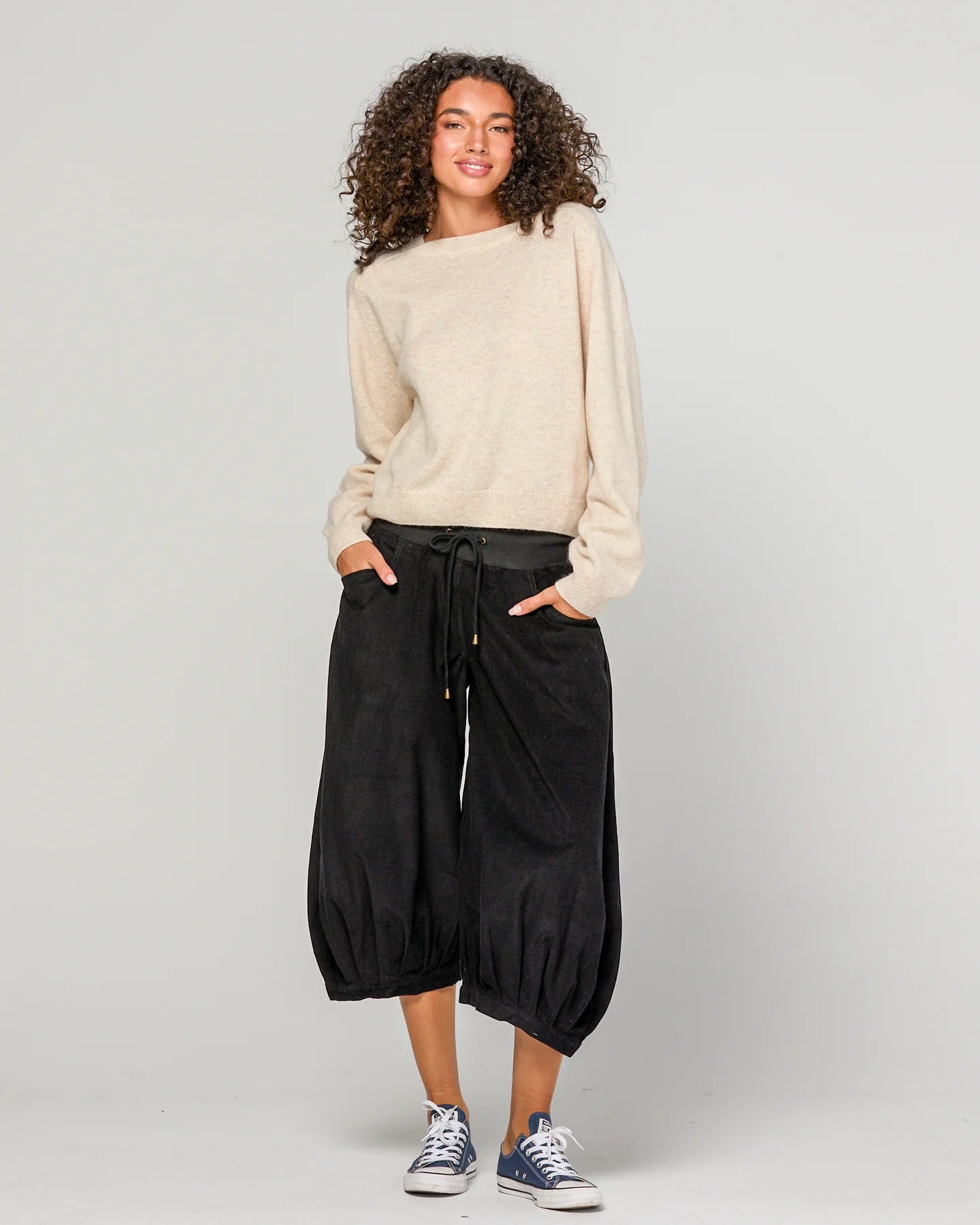 Cord Guru Pant Black Bottoms Boom Shankar