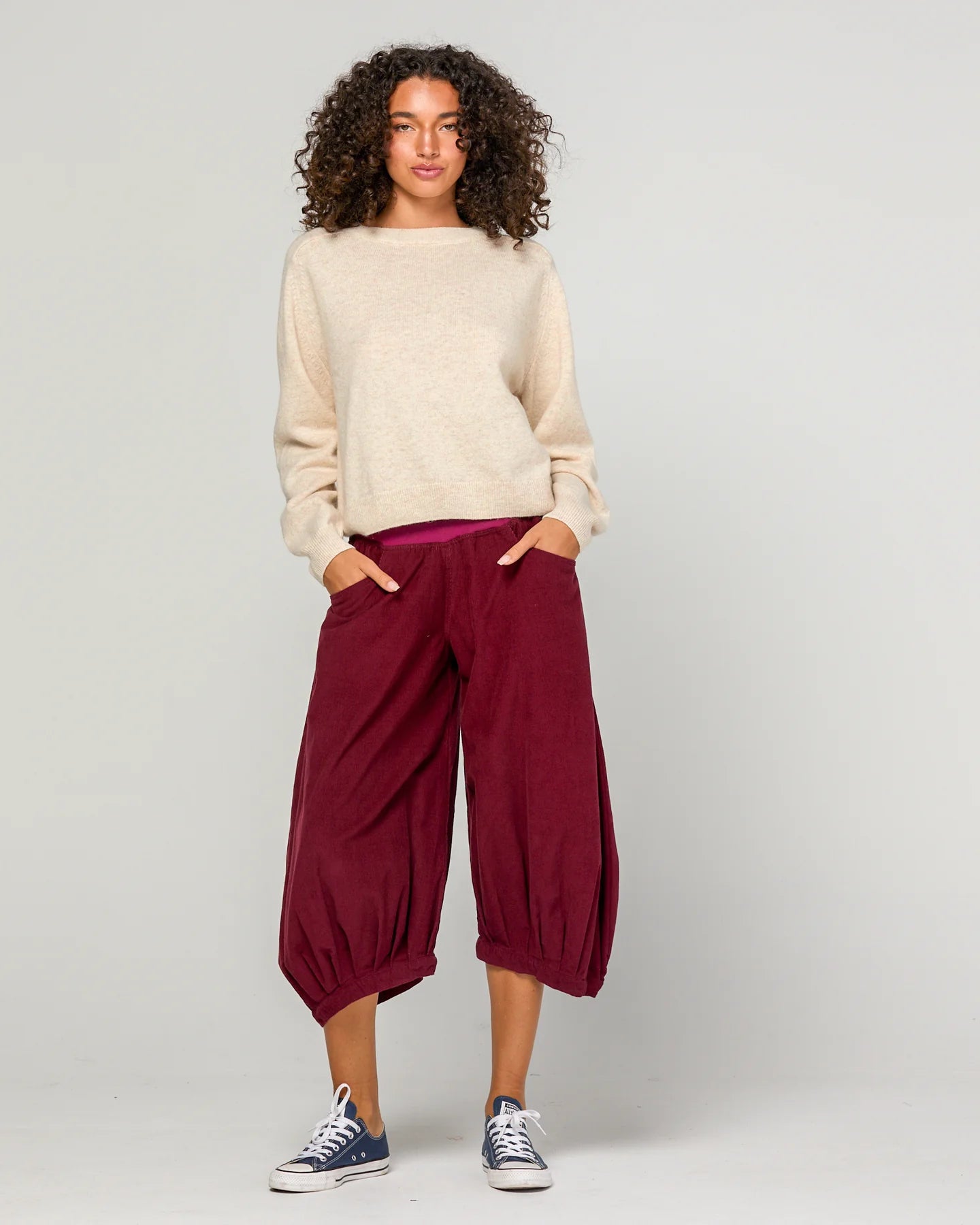 Cord Guru Pant Merlot Bottoms Boom Shankar