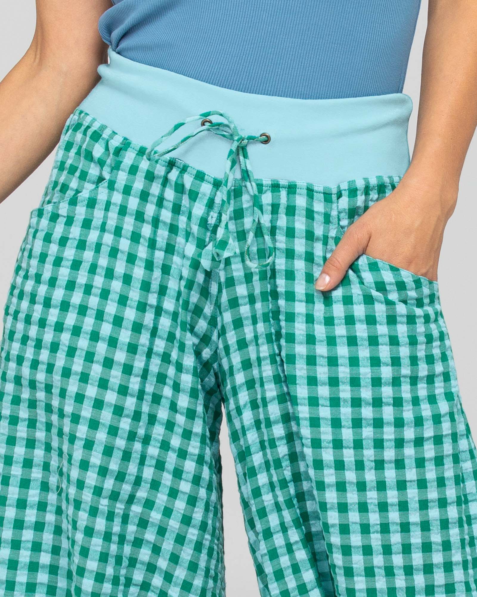 Guru Pant Green Bottoms Boom Shankar