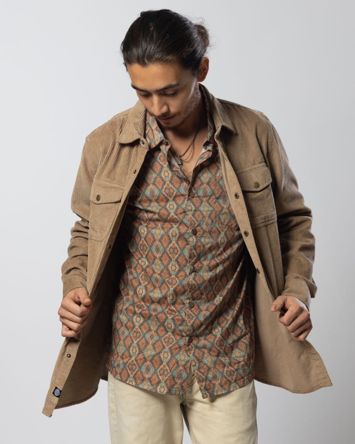 Persian Cotton Mens Shirt Mens Tops Skumi