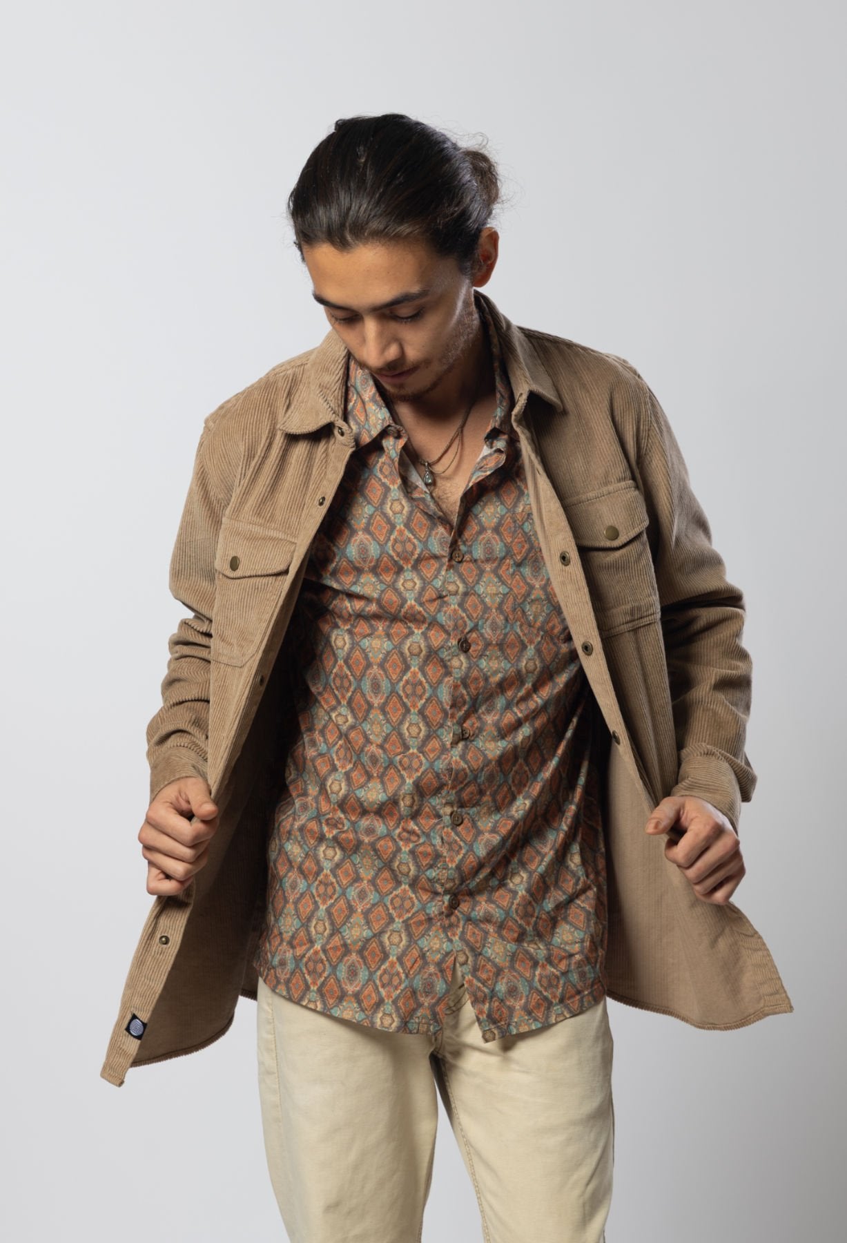 Persian Cotton Mens Shirt Mens Tops Skumi