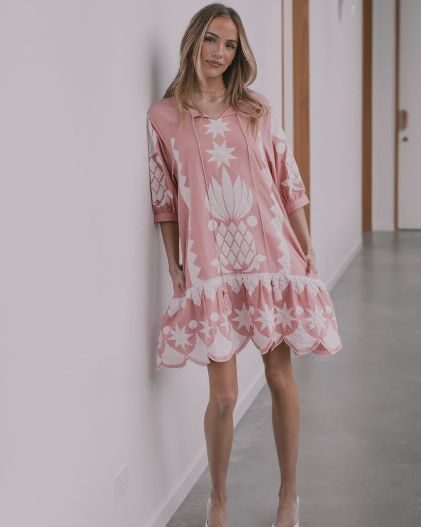 La Marais Vintage Pink Dress Dresses Joop & Gypsy S(8)