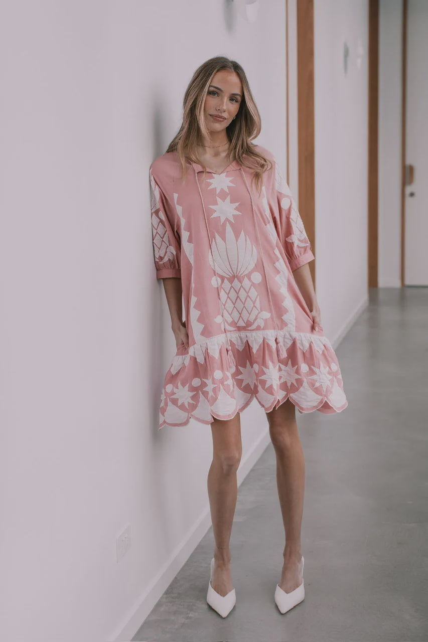 La Marais Vintage Pink Dress Dresses Joop & Gypsy S(8)