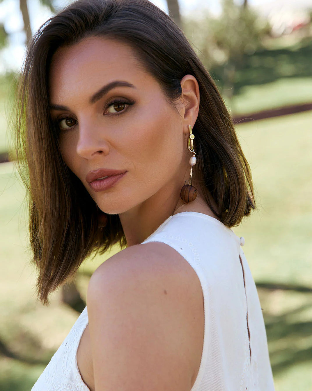 Timber Drop Freshwater Pearl Earrings - Global Free Style