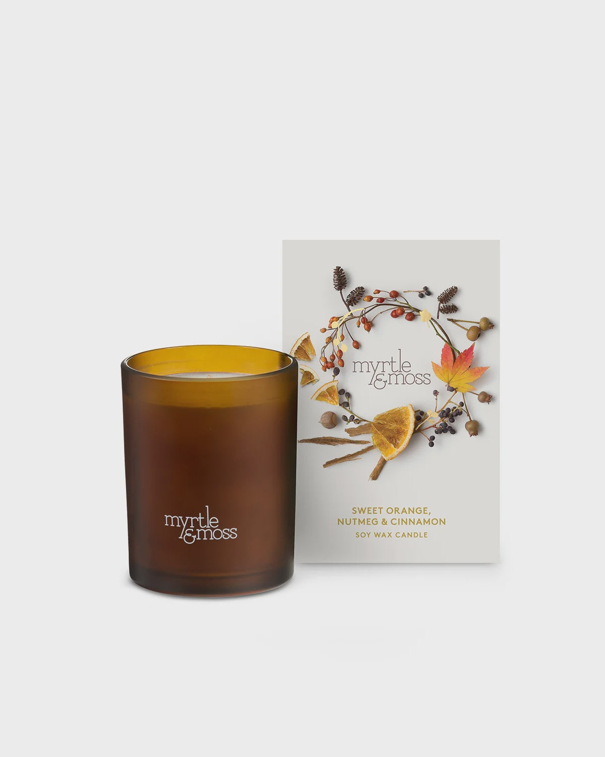 Christmas Candles Sweet Orange, Nutmeg & Cinnamon Gifts and Accessories Myrtle & Moss