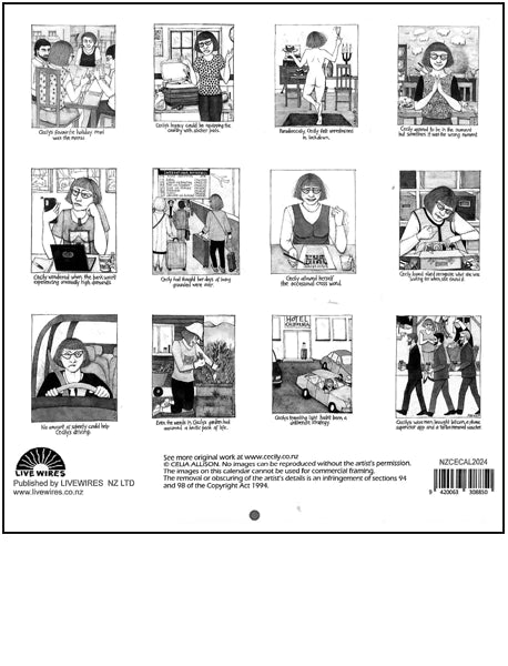 2024 Annual Calendar Books Cecily