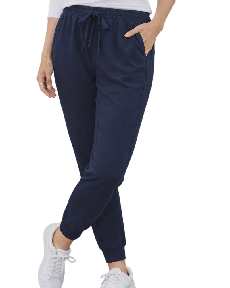 Sorrento Pants Navy Blue Bottoms Jovie The Label 8