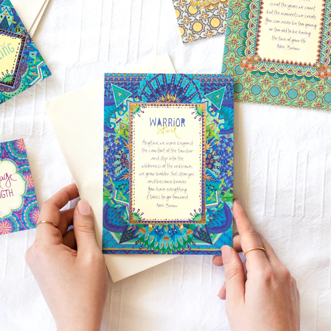 Intrinsic Warrior Spirit Greeting Card Cards and Wrap Intrinsic