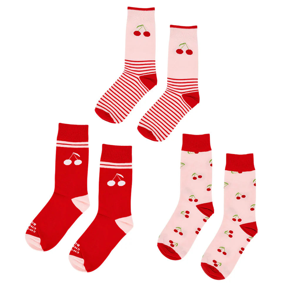 Boxed Socks Cherry Bomb Socks Annabel Trends