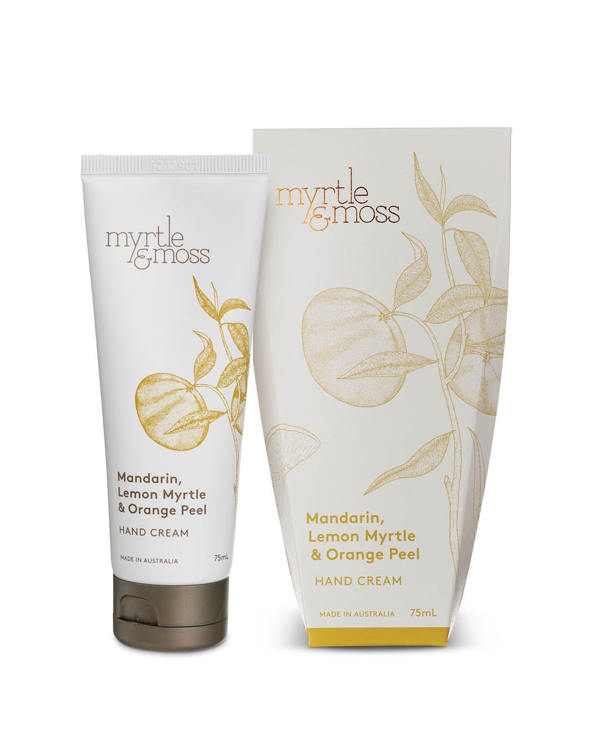 Hand Cream 75g Mandarin, Lemon Myrtle And Orange Peel Body Myrtle & Moss
