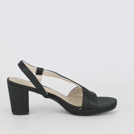 Clarice Clarinda Satin Shoes Black - Global Free Style