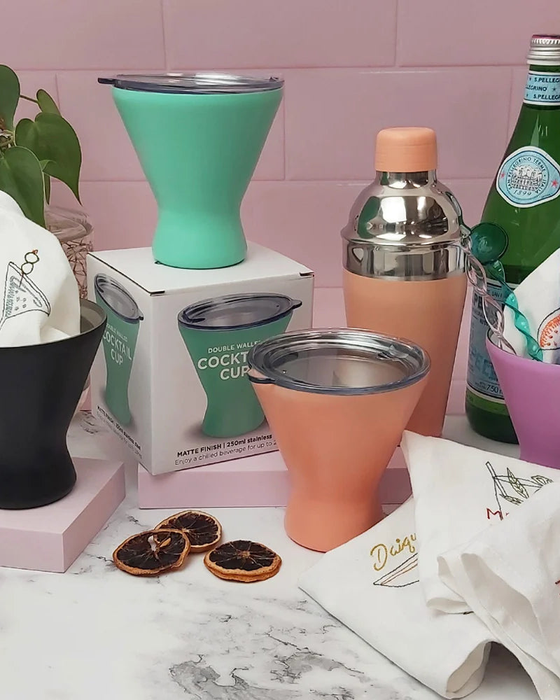 Cocktail Cup Stainless Steel Gelato Mint Gifts and Accessories Annabel Trends