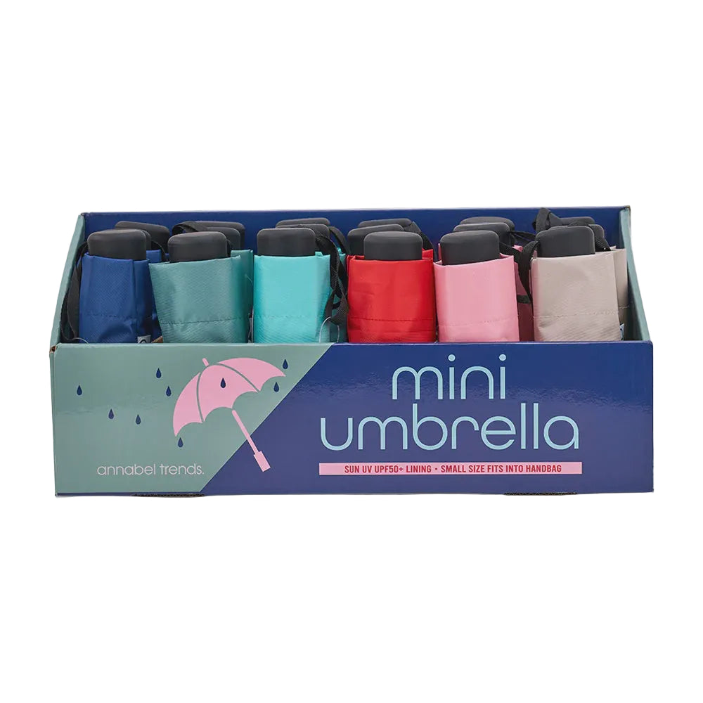 Compact Mini Umbrella Umbrellas Annabel Trends Navy Blue
