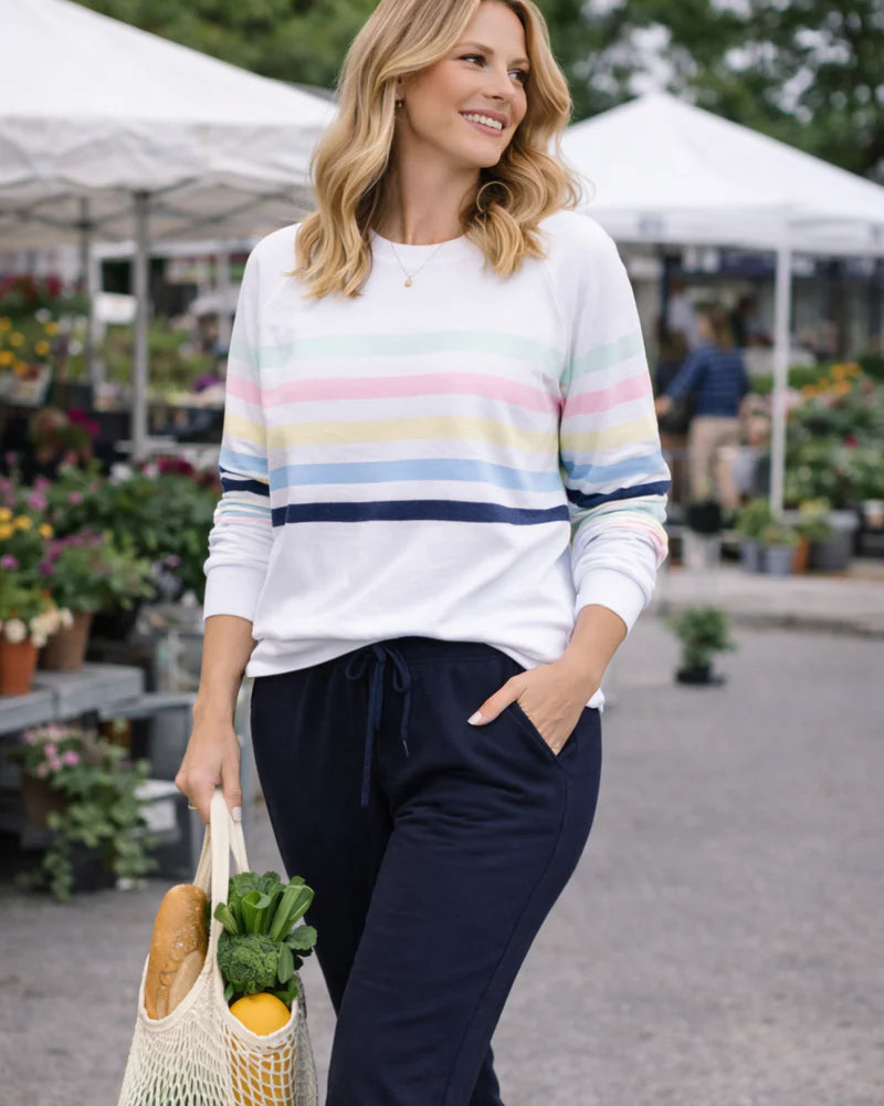 Sorrento Pants Navy Blue Bottoms Jovie The Label