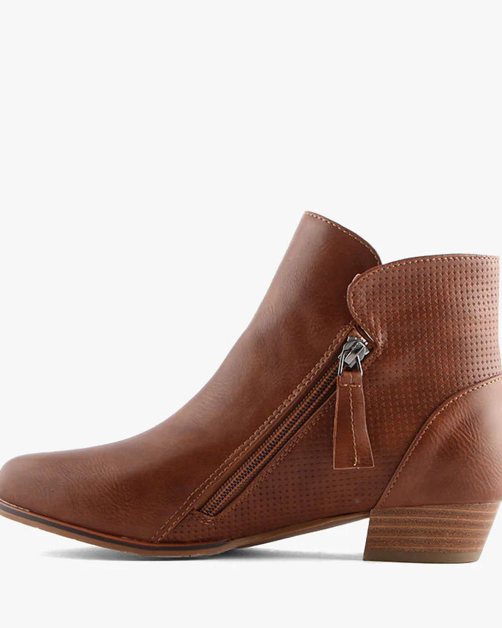 Cracker Ankle Boot Tan Shoes Step on Air