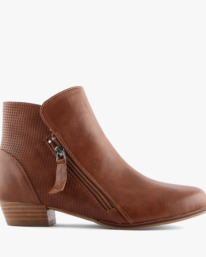 Cracker Ankle Boot Tan Shoes Step on Air