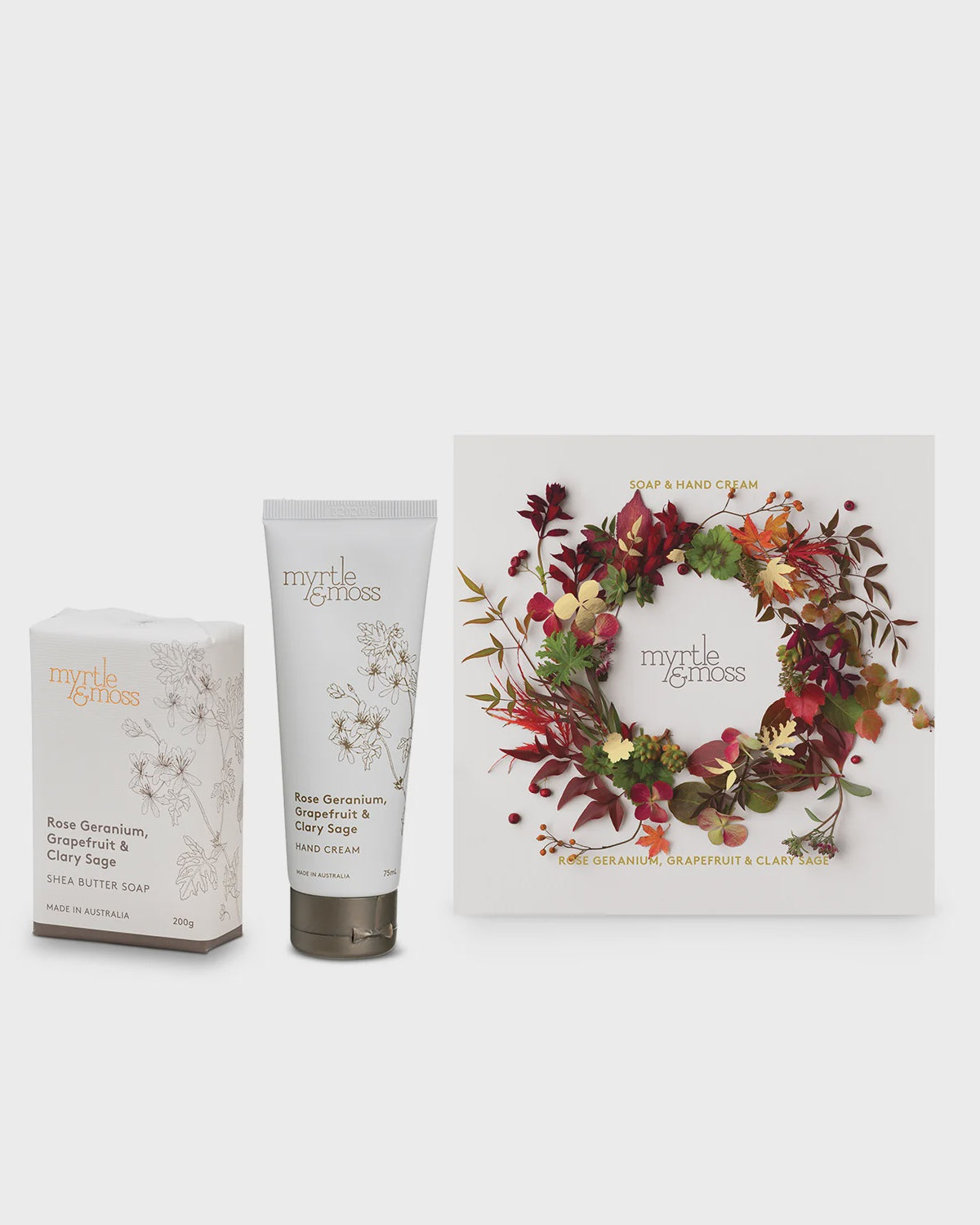 Christmas Duet Rose Geranium, Grapefruit & Clary Sage Gifts and Accessories Myrtle & Moss