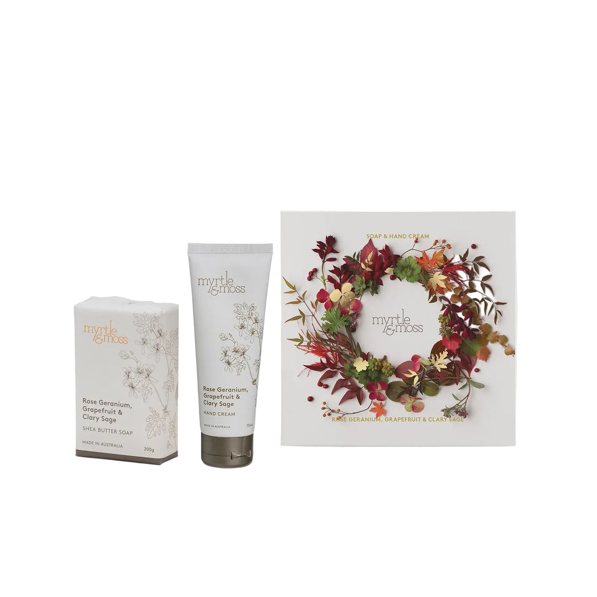 Christmas Duet Rose Geranium, Grapefruit & Clary Sage Gifts and Accessories Myrtle & Moss