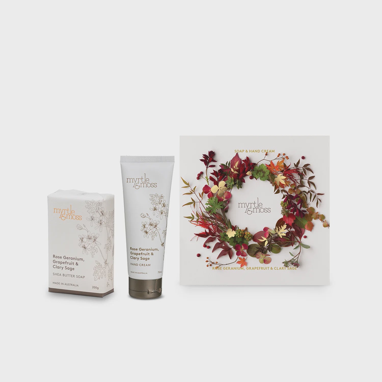 Christmas Duet Rose Geranium, Grapefruit & Clary Sage Gifts and Accessories Myrtle & Moss