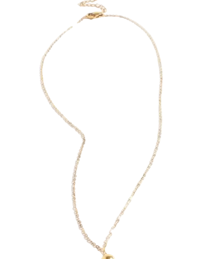 Adorne Dainty Ball Charm Necklace Gold Necklaces Adorne
