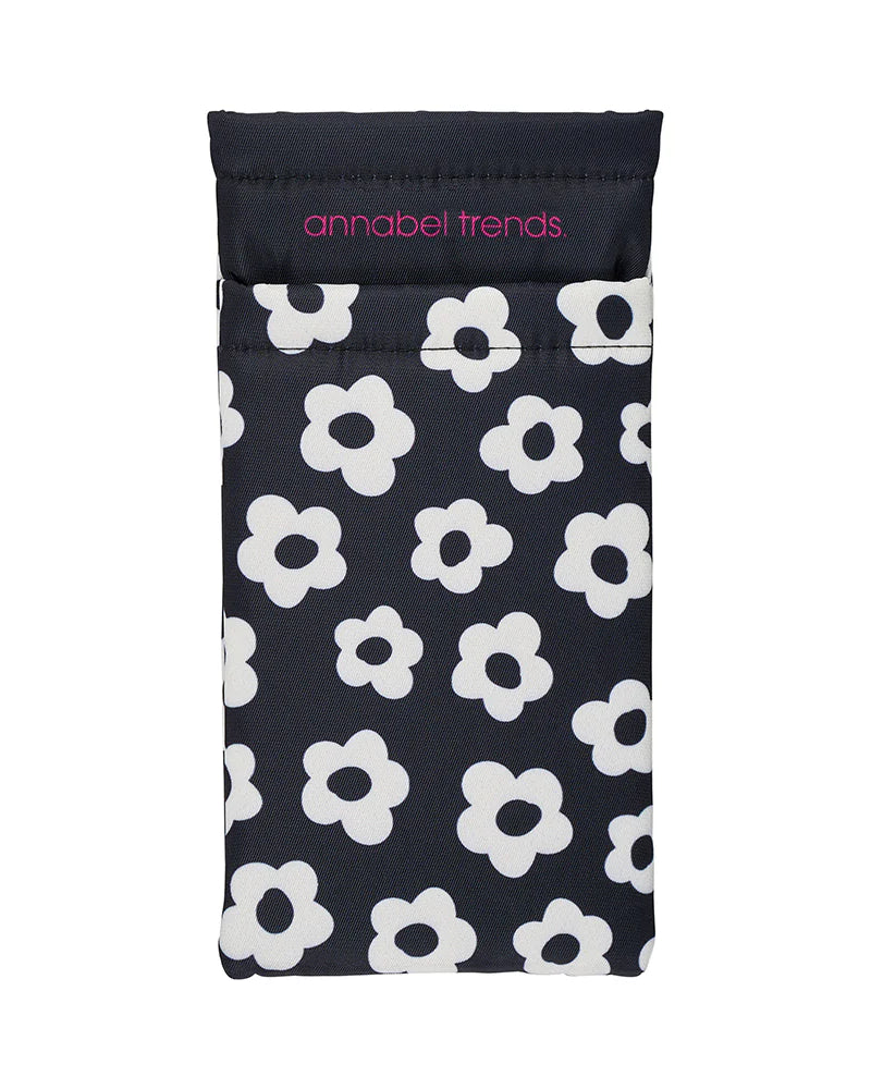 Double Glasses Case Sunglasses & Glasses Annabel Trends Black-White