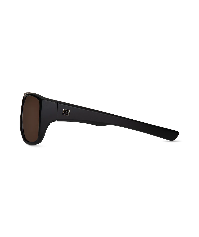 Angourie Mens Sunglass Matte Black / Bronze Sunglasses & Glasses Wollumbin
