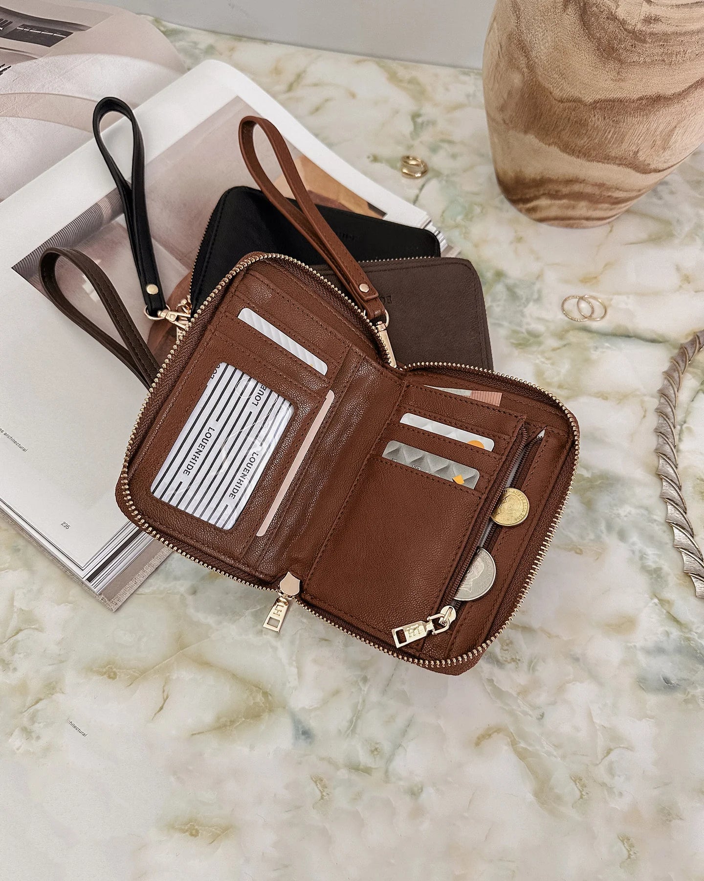 Eden Wallet - Saddle Black - Global Free Style