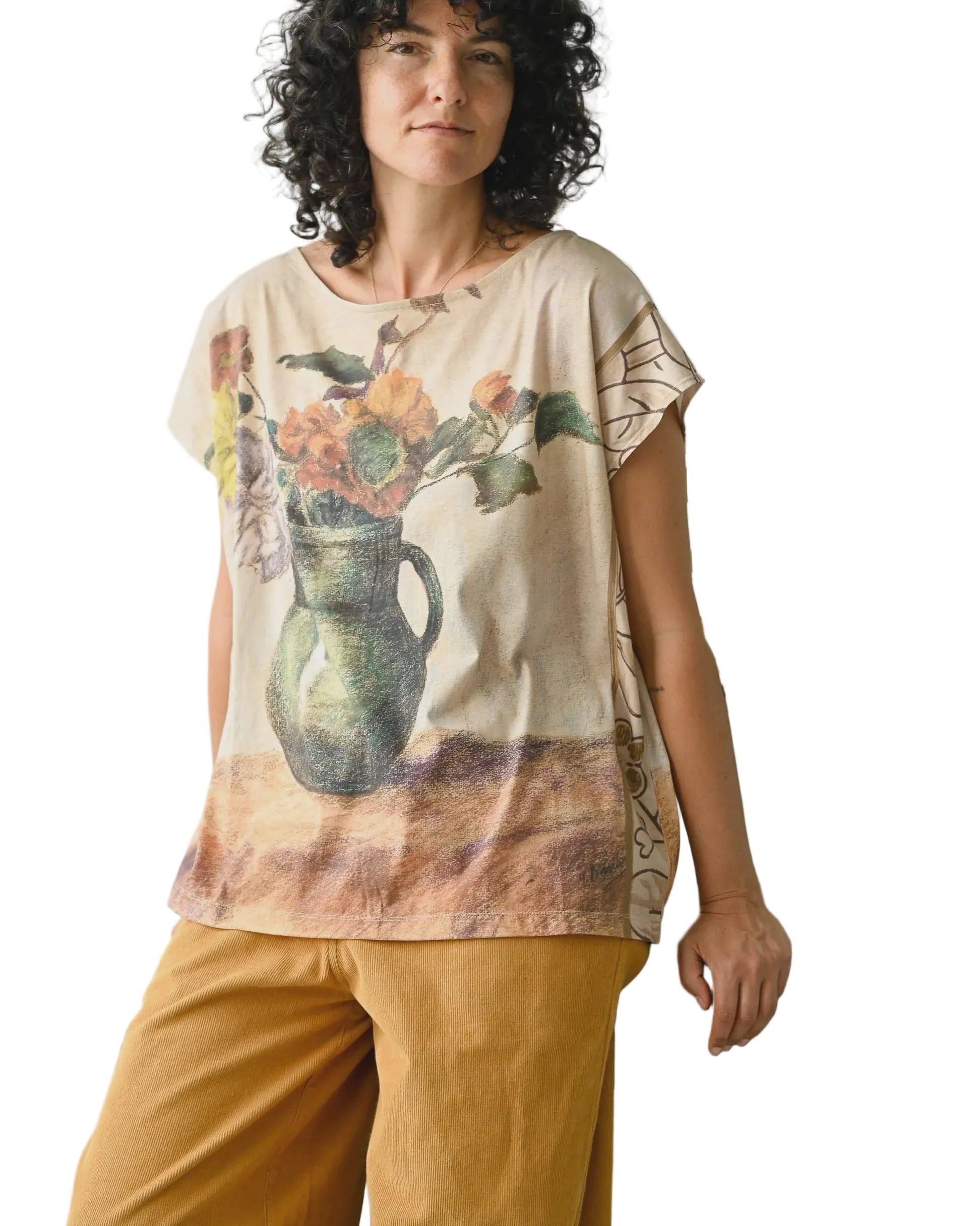 Eleanor Tee Fleurs Tops Lazybones XS/M